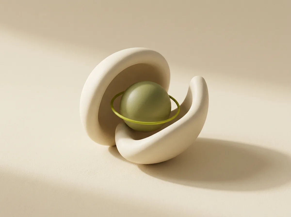 A sphere protected between two soft shells – care before intensity